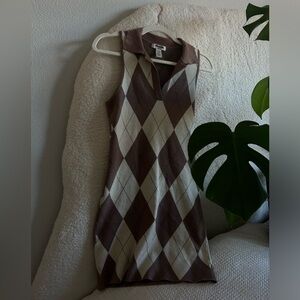 RSQ Argyle knit sleeveless dress.